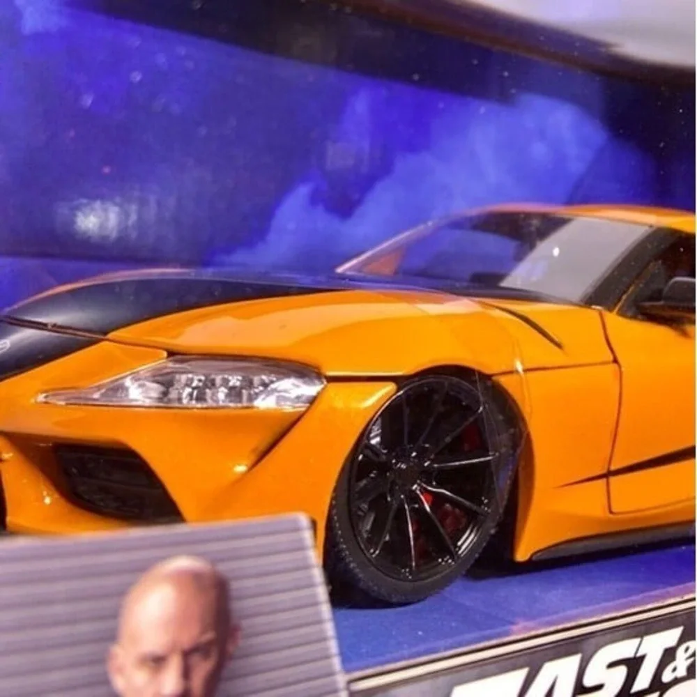 Jada Toyota GR Supra Fast & Furious F9 Orange‎ Die-cast 1:24 Model Car NIP 2022